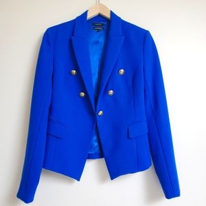 RW&CO Royal/Cobalt Blue Blazer with gold buttons sz 4